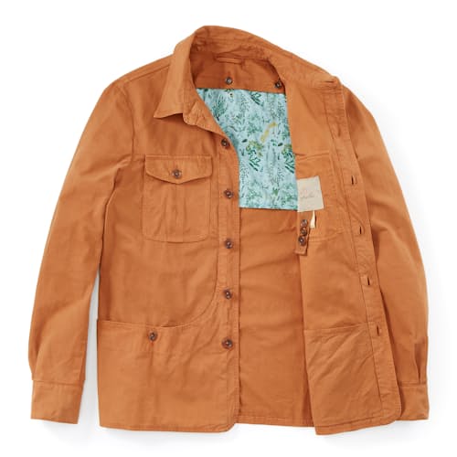 laydown image of Canvas Shirt Jacket