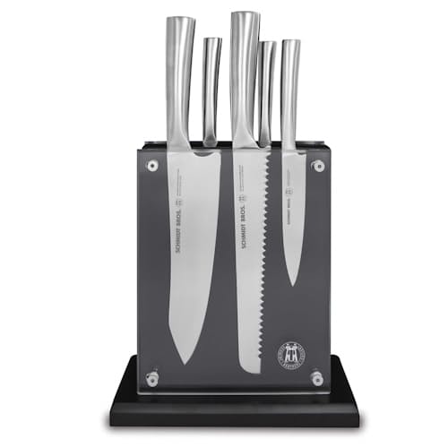 laydown image of 6 Pc Knife Block Set