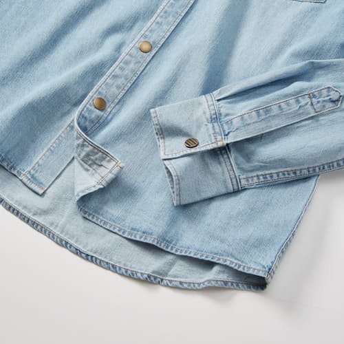 lifestyle image of Shoals Denim Shirt