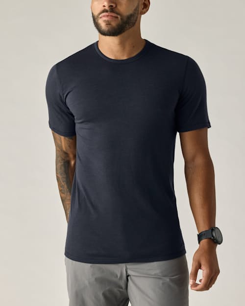 on model image of 72-Hour Merino T-Shirt - Slim Fit