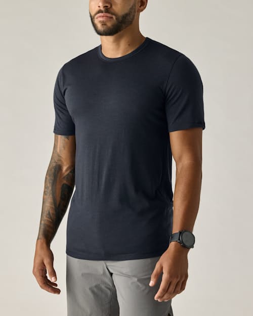 on model image of 72-Hour Merino T-Shirt - Slim Fit