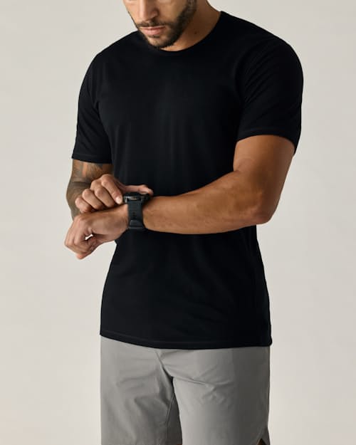 on model image of 72-Hour Merino T-Shirt - Slim Fit