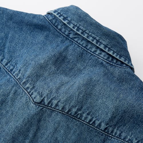 laydown detail image of Bone Button Western Shirt