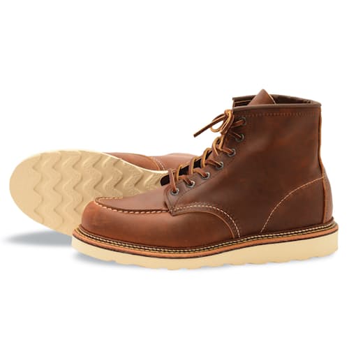 laydown image of 6" Classic Moc Boot