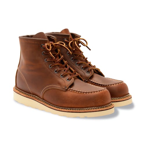laydown image of 6" Classic Moc Boot