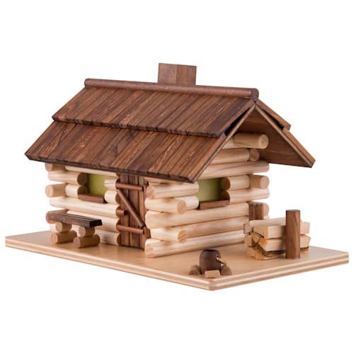 laydown image of The Cozy Cabin Incense Holder