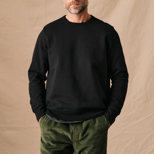 on model image of 10-Year Crewneck Sweatshirt
