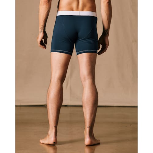 on model image of Heritage Boxer Briefs