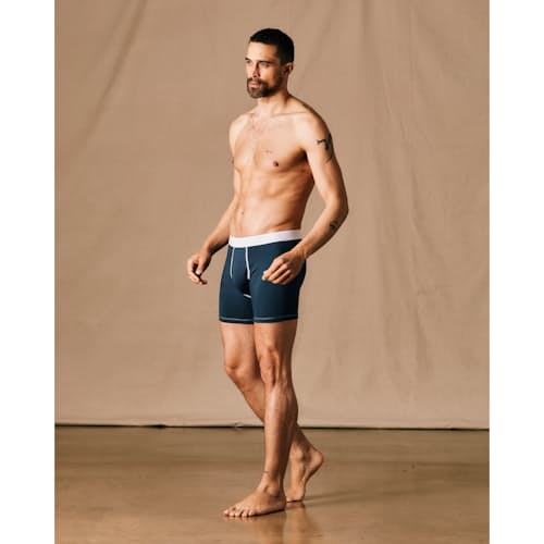 on model image of Heritage Boxer Briefs