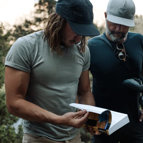 lifestyle image of 72-Hour Merino T-Shirt - Slim Fit