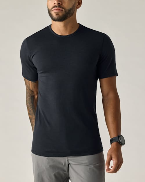 on model image of 72-Hour Merino T-Shirt - Slim Fit