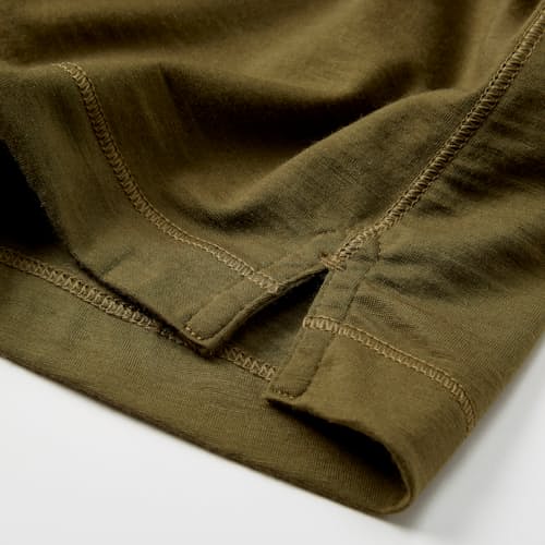 lifestyle image of 72-Hour Merino Two-Button Polo Shirt