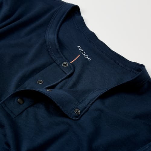 lifestyle image of 72-Hour Merino Short Sleeve Henley