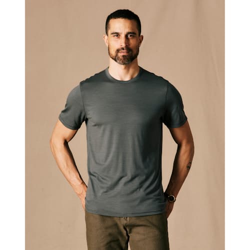 Victor is 6'2'' and wearing a size Medium