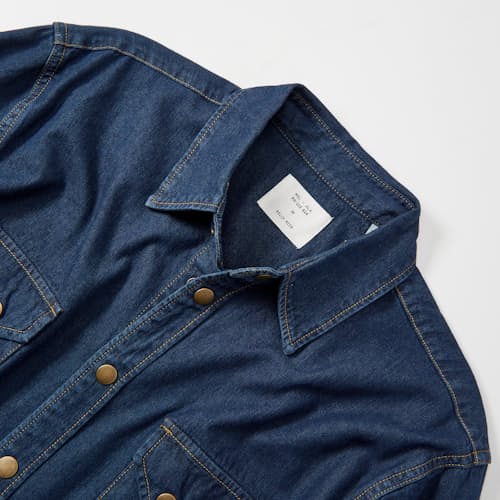 laydown detail image of Shoals Denim Shirt