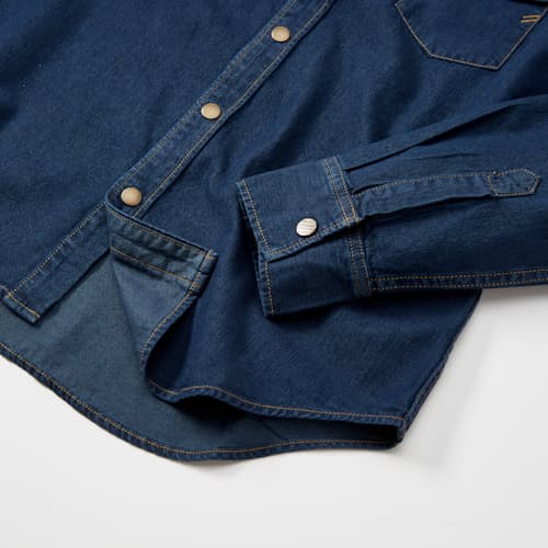 laydown detail image of Shoals Denim Shirt