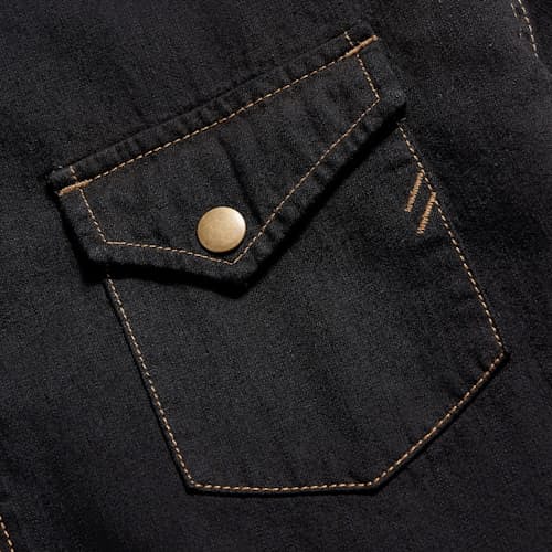 laydown detail image of Shoals Denim Shirt