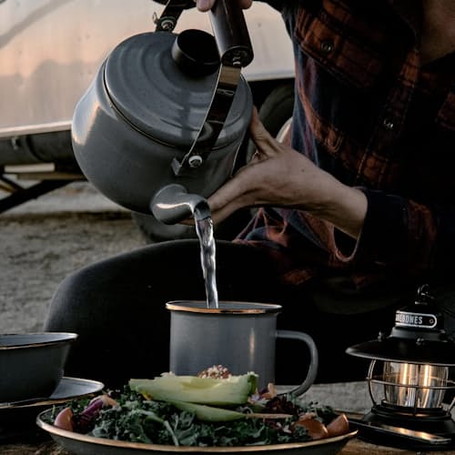 lifestyle image of Enamel Cup Set