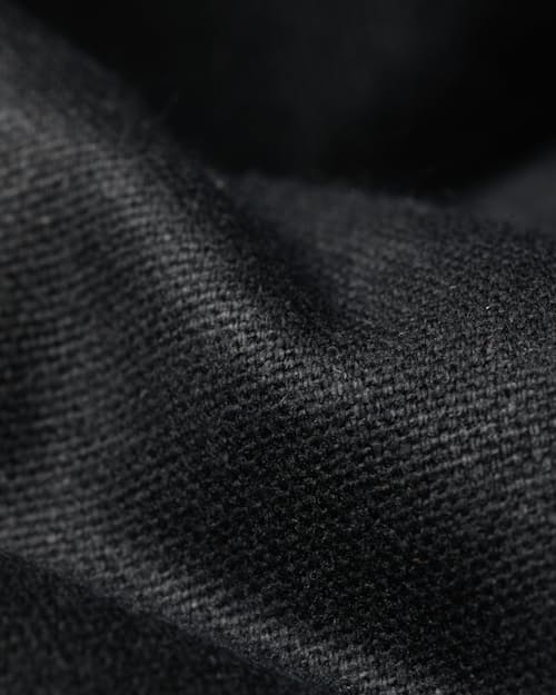 laydown detail image of Flannel-Lined Waxed Trucker Jacket