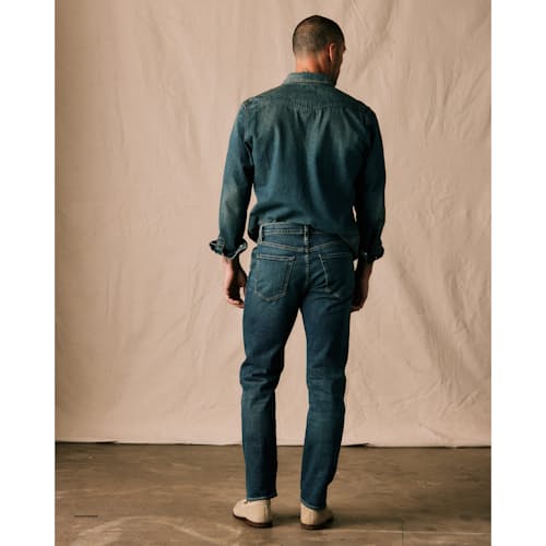 on model image of All-American Stretch Denim - HB Athletic Tapered