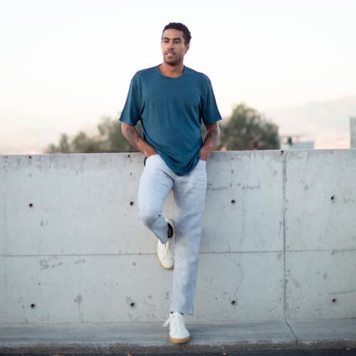 laydown image of Sun Linen T-Shirt