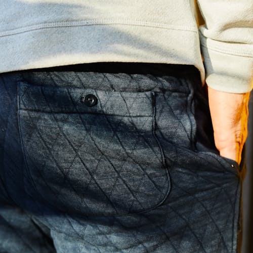 laydown image of Quilted Sweatpants