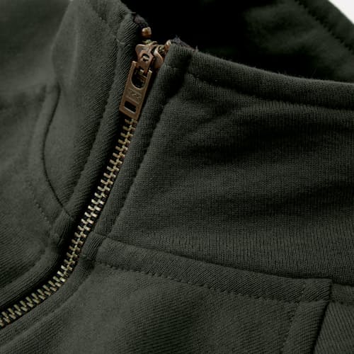 lifestyle image of 10-Year Quarter Zip Sweatshirt