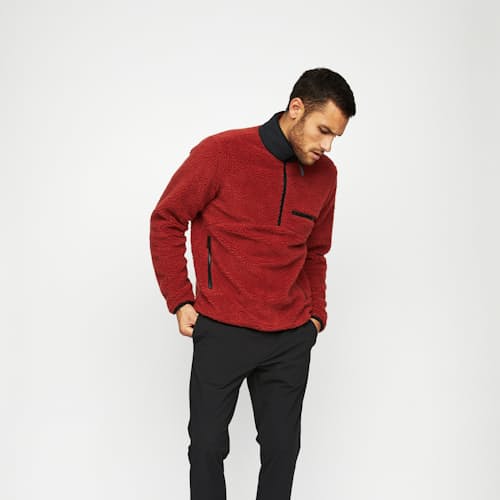 laydown image of High Pile Pullover