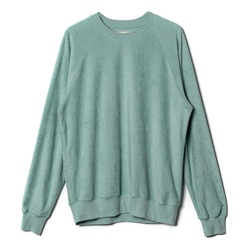 laydown image of Towel Sweatshirt