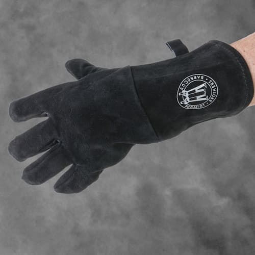 laydown image of Leather Grill Gloves