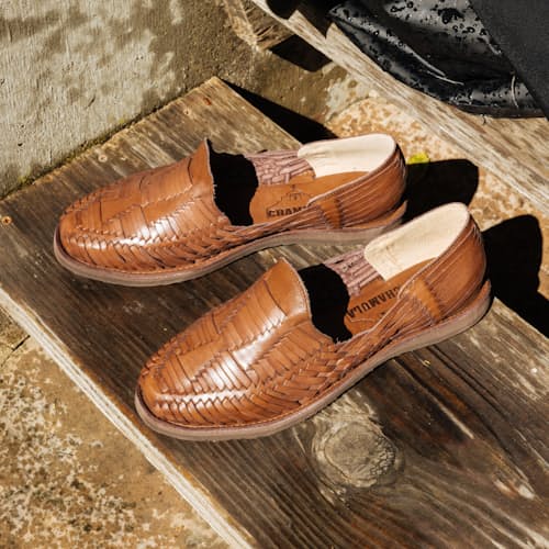 lifestyle image of Cancun Huaraches
