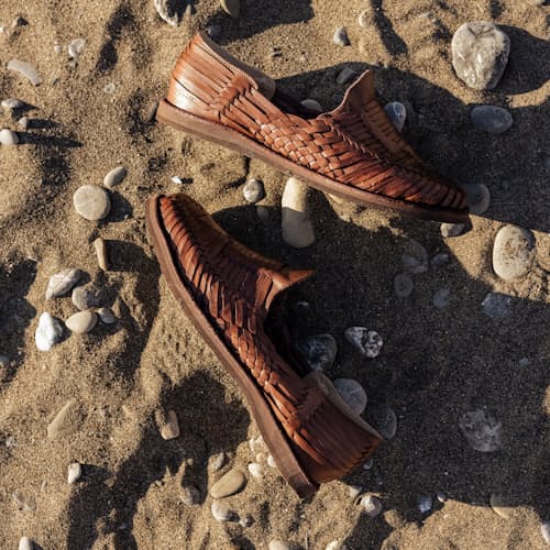 lifestyle image of Cancun Huaraches