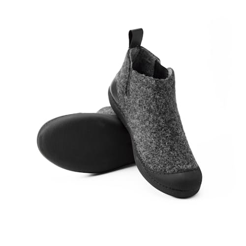 laydown image of Wool Outdoor Slipper Boot