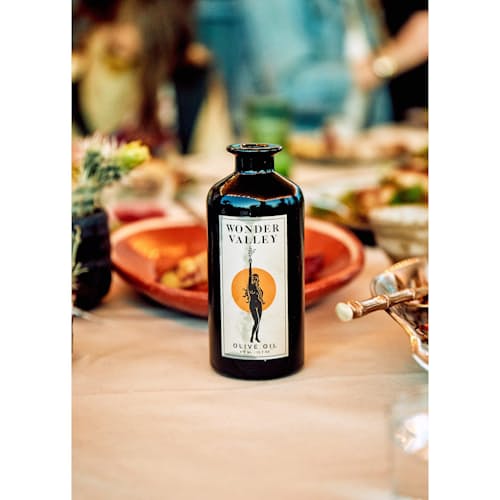 laydown image of Extra Virgin Olive Oil