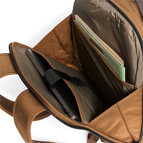 laydown detail image of Dryden Nylon Backpack - 25L