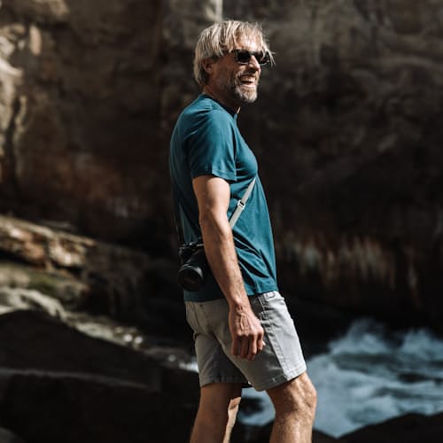 lifestyle image of 72-Hour Merino T-Shirt - Slim Fit
