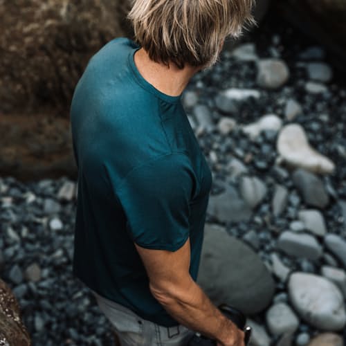 lifestyle image of 72-Hour Merino T-Shirt - Slim Fit
