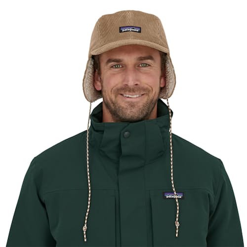 laydown image of Corduroy Ear Flap Hat