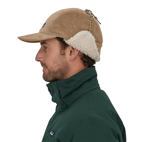 laydown image of Corduroy Ear Flap Hat