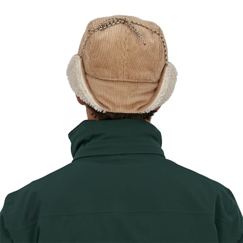 laydown image of Corduroy Ear Flap Hat