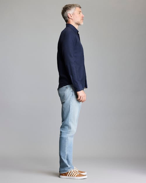 on model image of Tuscumbia Classic Long Sleeve Shirt