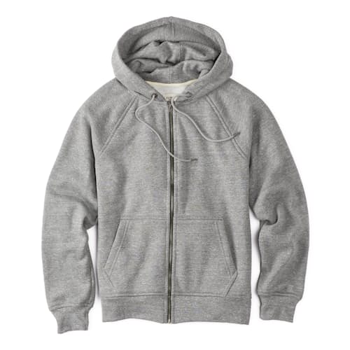 laydown image of 10-Year Full Zip Hoodie