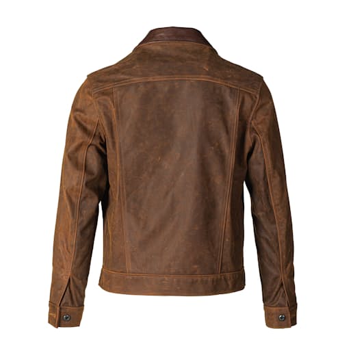 lifestyle image of Nubuck Cowhide Mechanic's Jacket