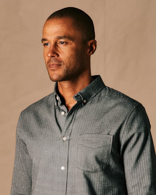 on model image of The Architect Shirt