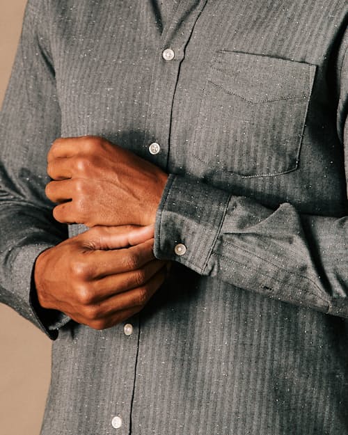 on model image of The Architect Shirt