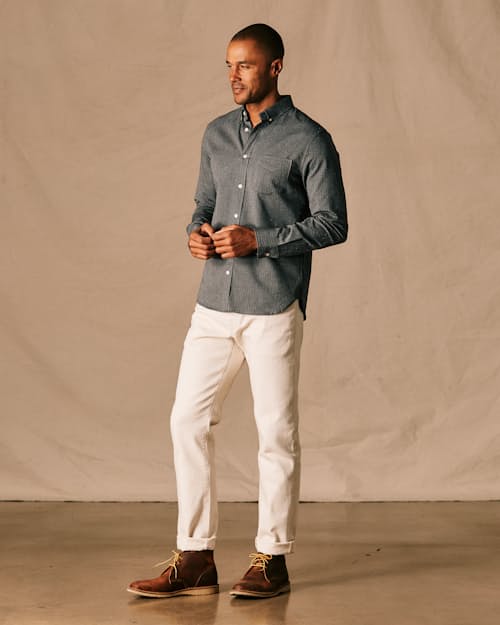 on model image of The Architect Shirt