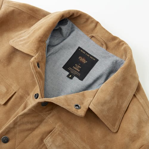 lifestyle image of Golden Bear Suede Trucker