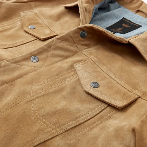 lifestyle image of Golden Bear Suede Trucker