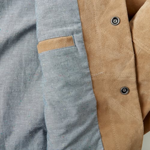lifestyle image of Golden Bear Suede Trucker