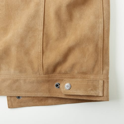 lifestyle image of Golden Bear Suede Trucker